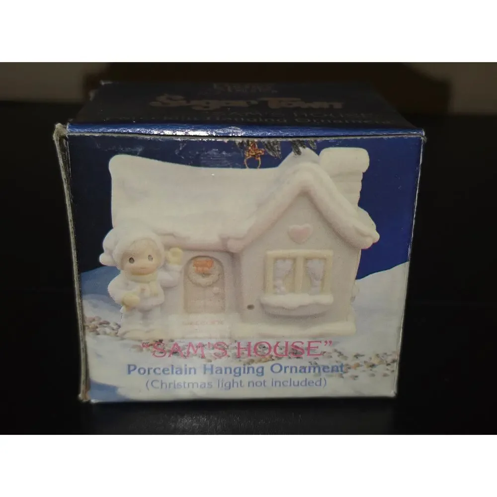 Enesco Precious Moments Sugar Town Sams House Ornament 530468 Porcelain